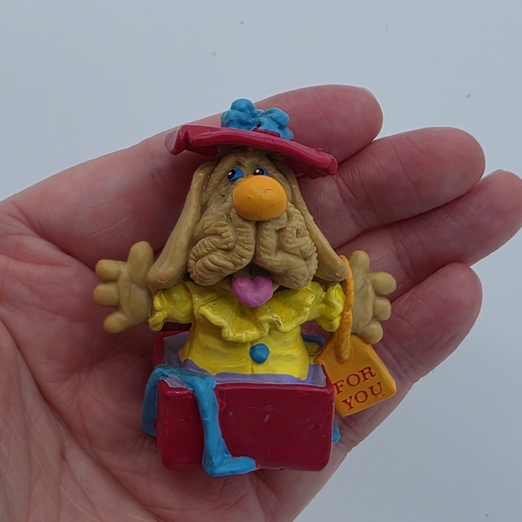 Vintage 1985 Ganz Wrinkles Dog Toy Figures Set - Picture 11 of 13